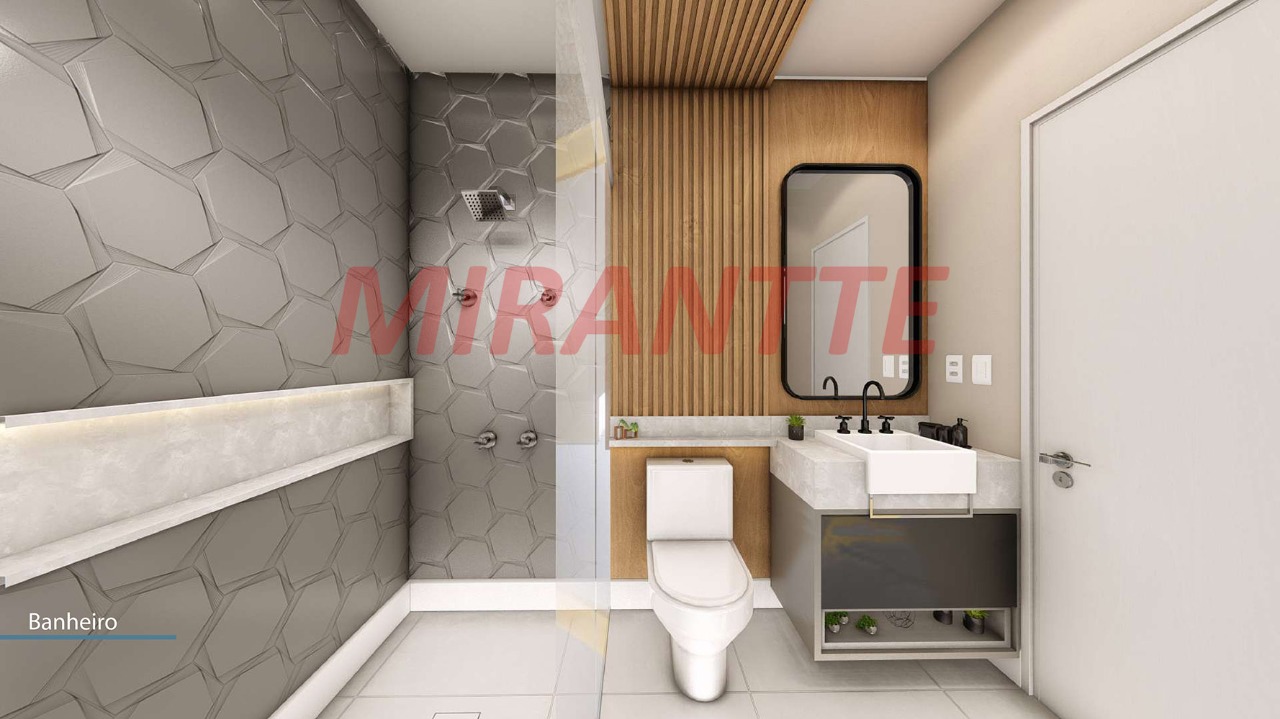 Apartamento de 59.7m² com 2 quartos em Vila Gustavo