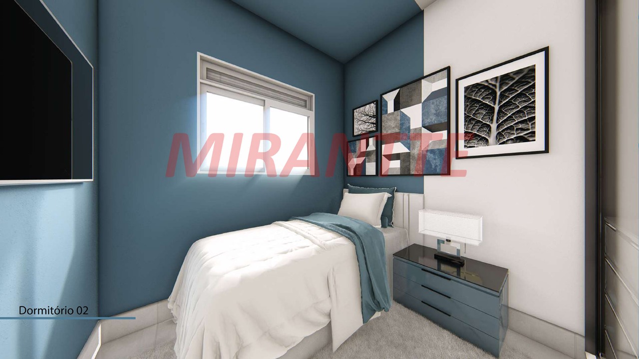 Apartamento de 53.45m² com 2 quartos em Vila Gustavo