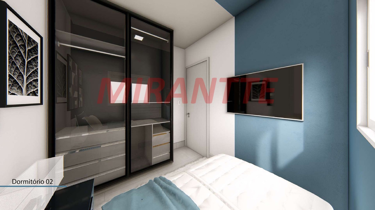 Apartamento de 53.45m² com 2 quartos em Vila Gustavo