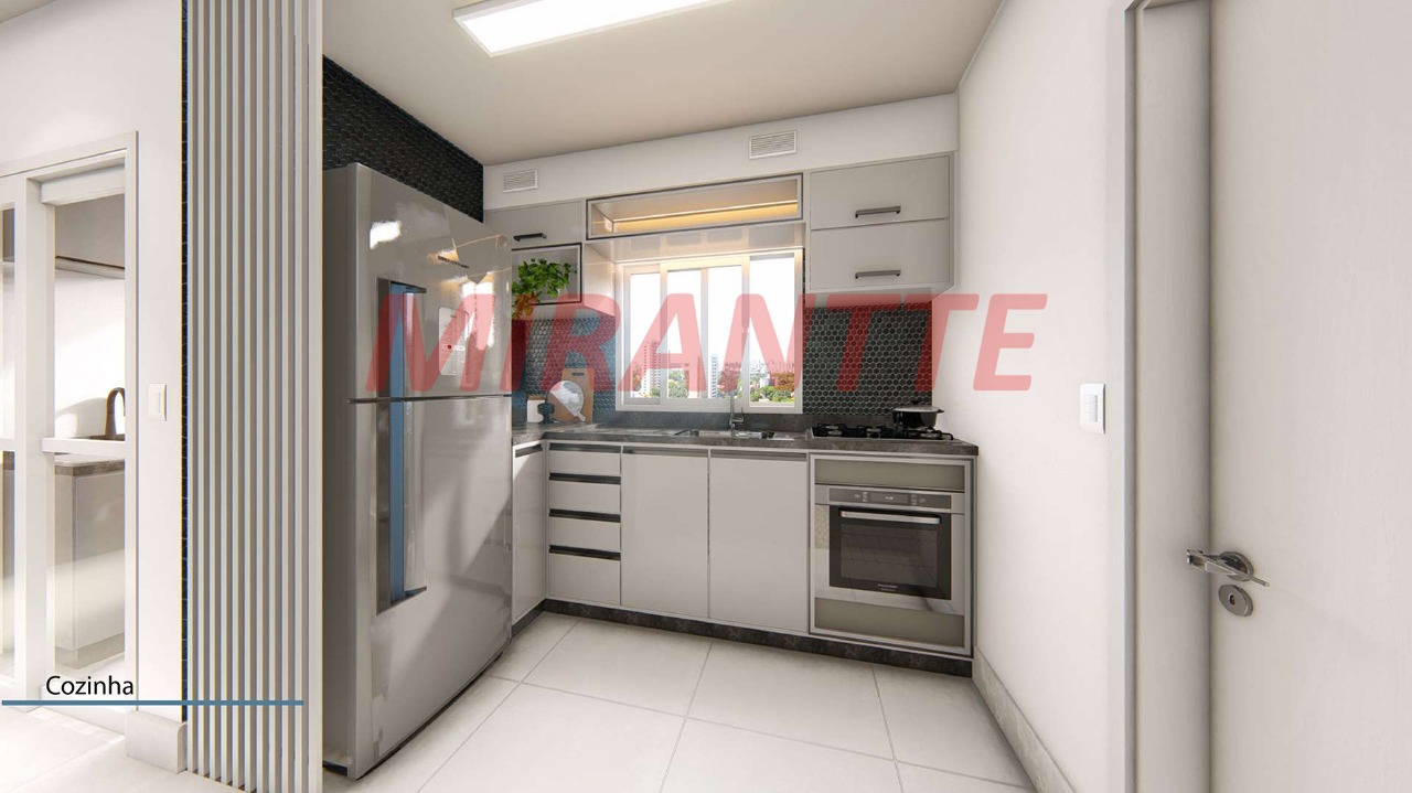 Apartamento de 44.4m² com 2 quartos em Vila Gustavo