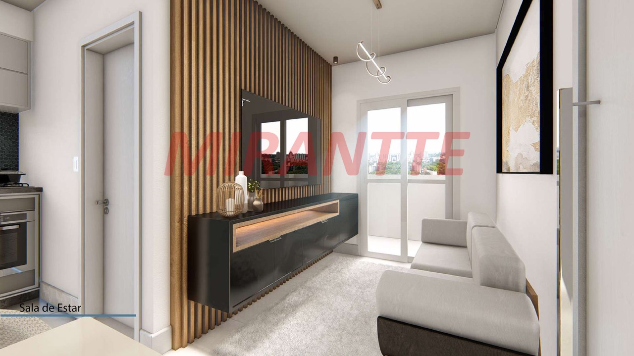 Apartamento de 44.4m² com 2 quartos em Vila Gustavo