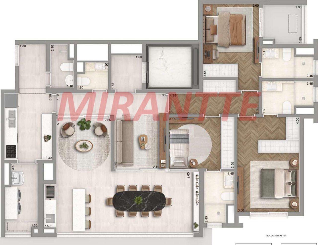 Apartamento de 170m² com 4 quartos em Vila Mariana