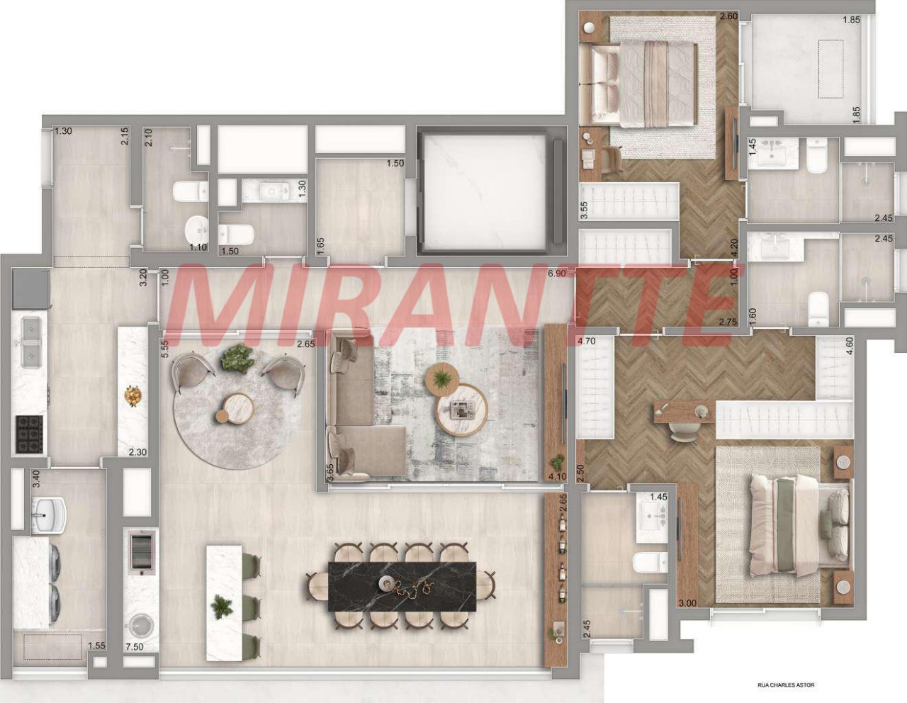 Apartamento de 170m² com 4 quartos em Vila Mariana