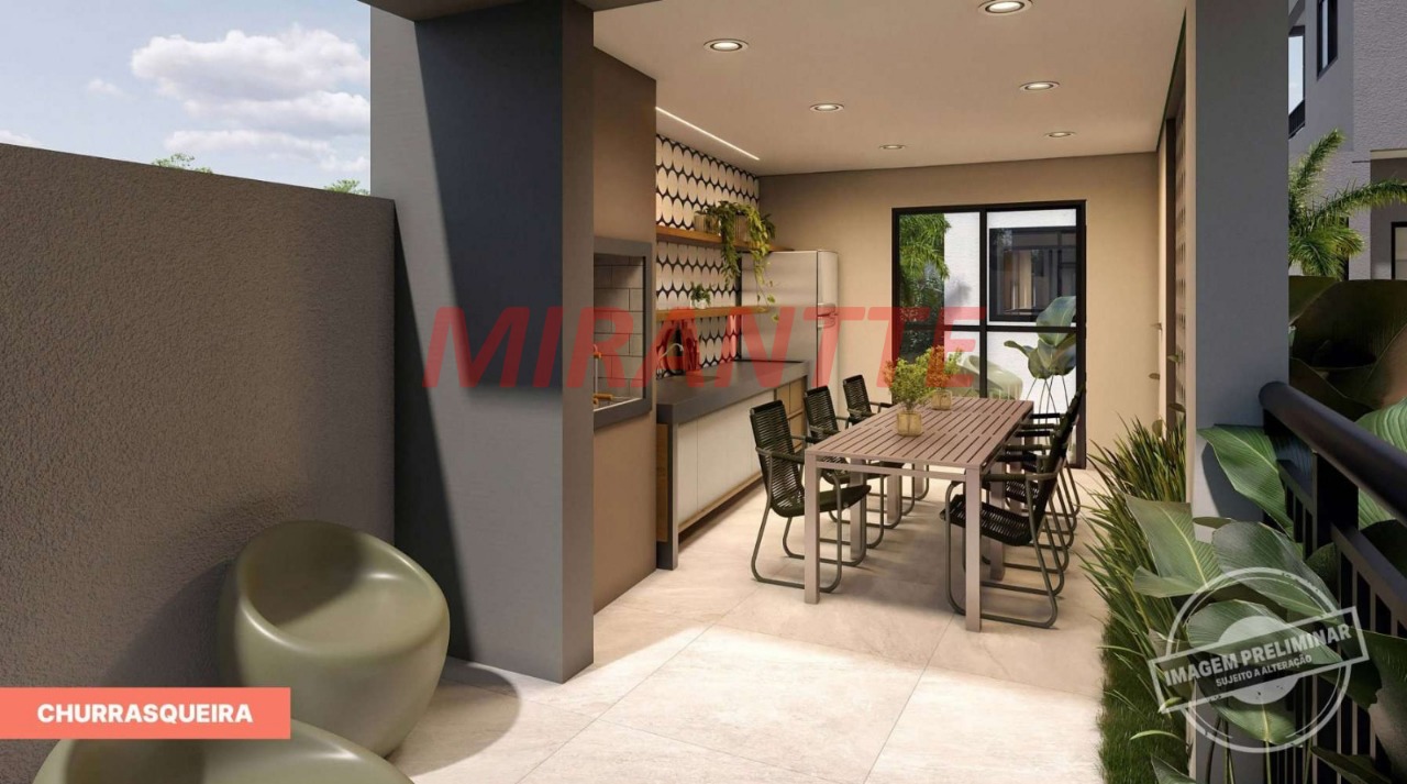 Apartamento de 35.16m² com 2 quartos em Jaçana