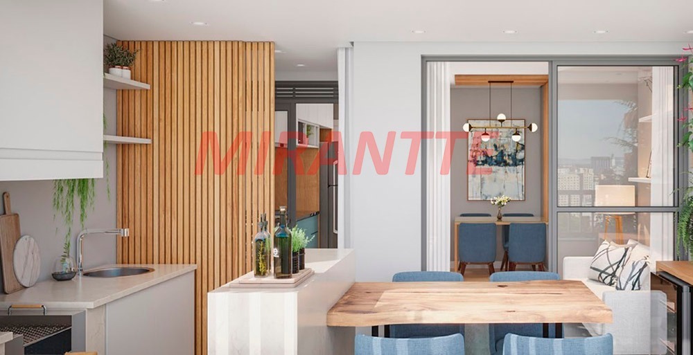 Apartamento de 54.81m² com 2 quartos em Vila Gustavo