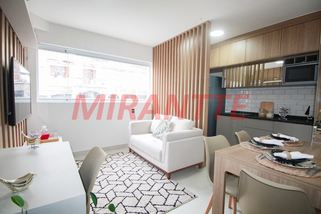 Apartamento de 37m² com 2 quartos em Santana