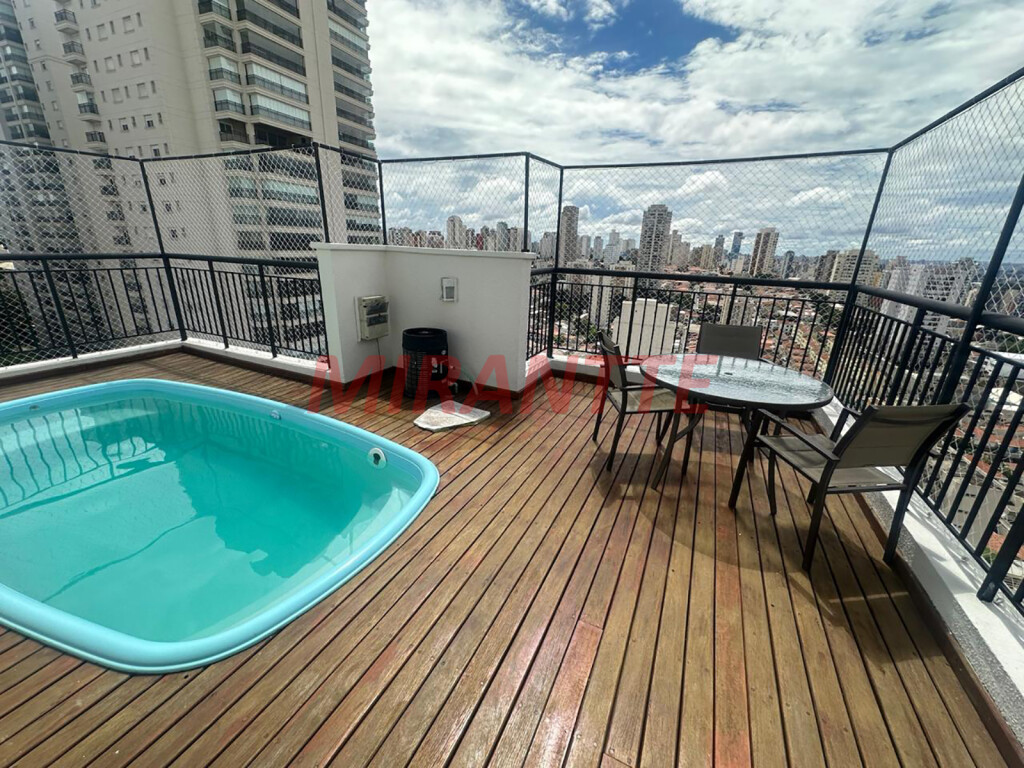 Cobertura de 164m² com 3 quartos em Santana