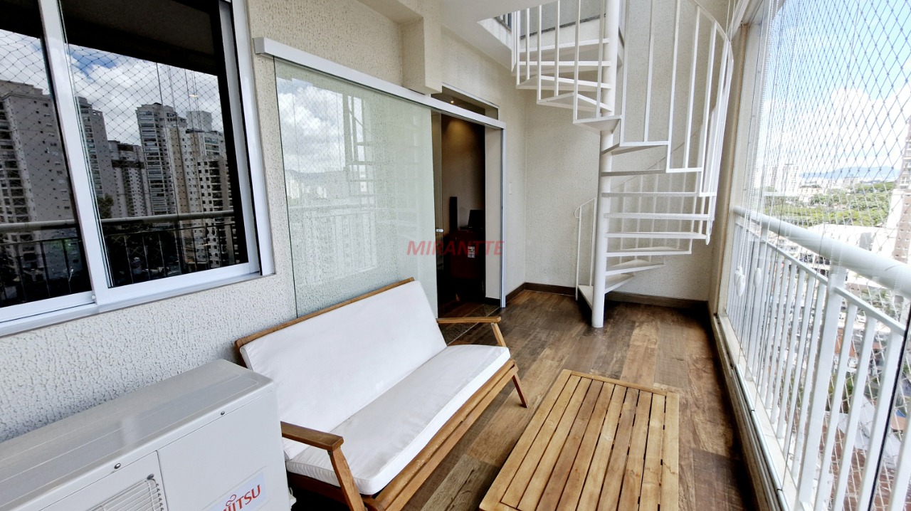 Cobertura de 164m² com 3 quartos em Santana