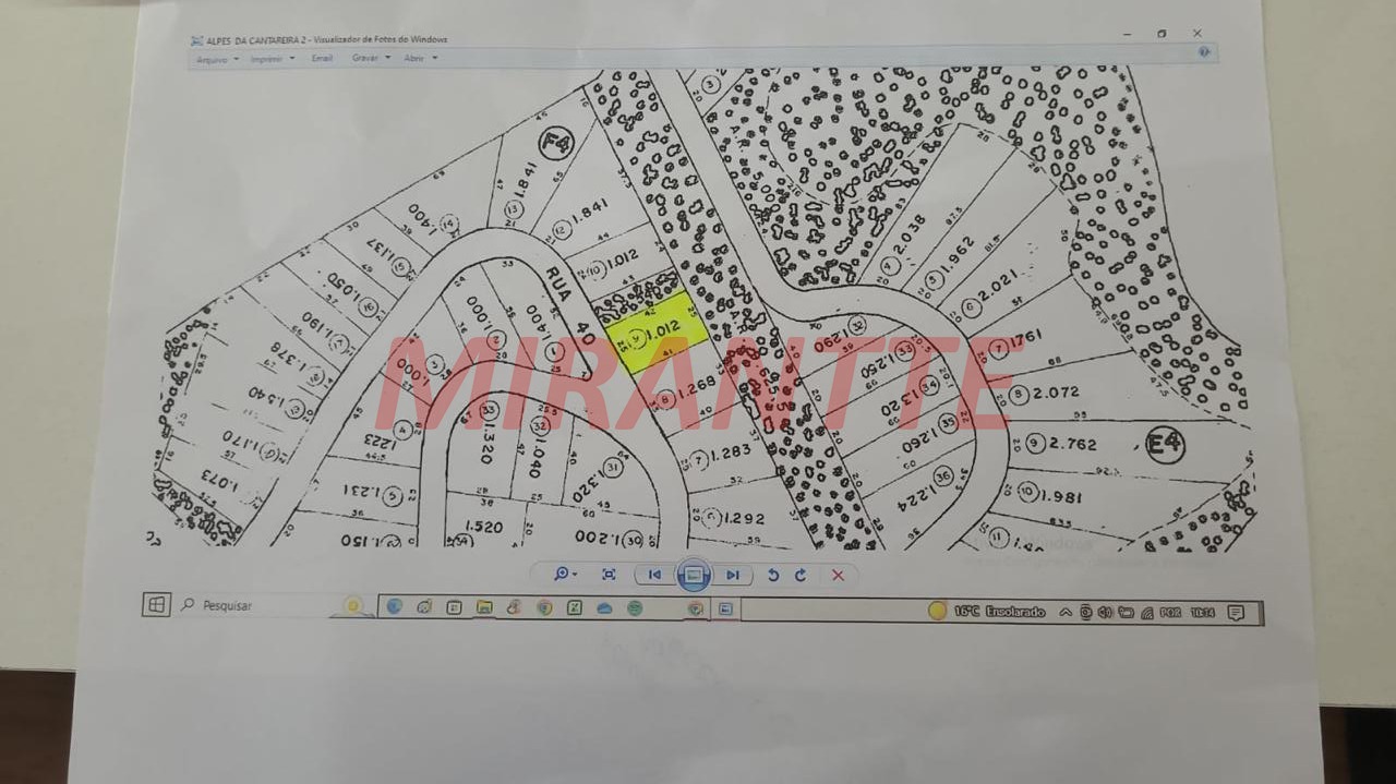 Terreno de 0m² em Serra da Cantareira