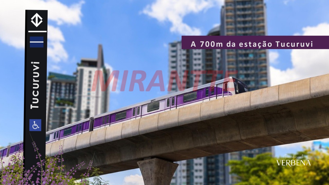 Apartamento de 35.46m² com 2 quartos em Vila Mazzei