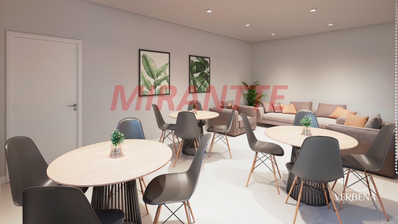 Apartamento de 35.46m² com 2 quartos em Vila Mazzei