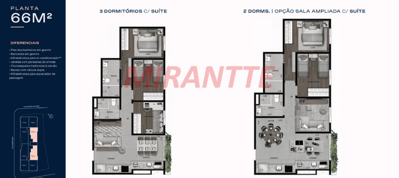 Apartamento de 33.68m² com 1 quartos em Jardim São Paulo(Zona Norte)
