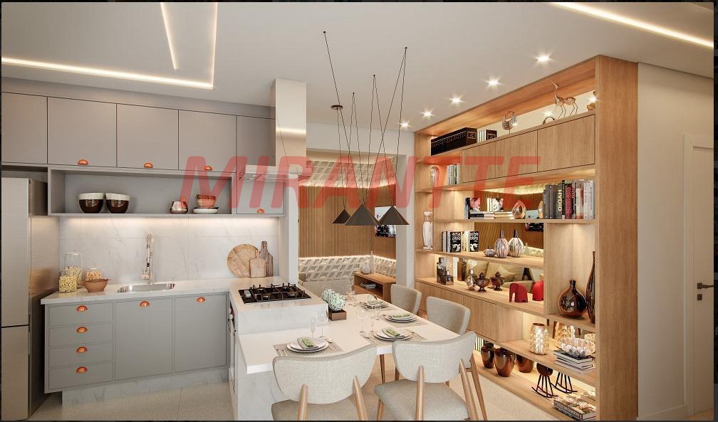 Apartamento de 56m² com 2 quartos em Vila Rosália