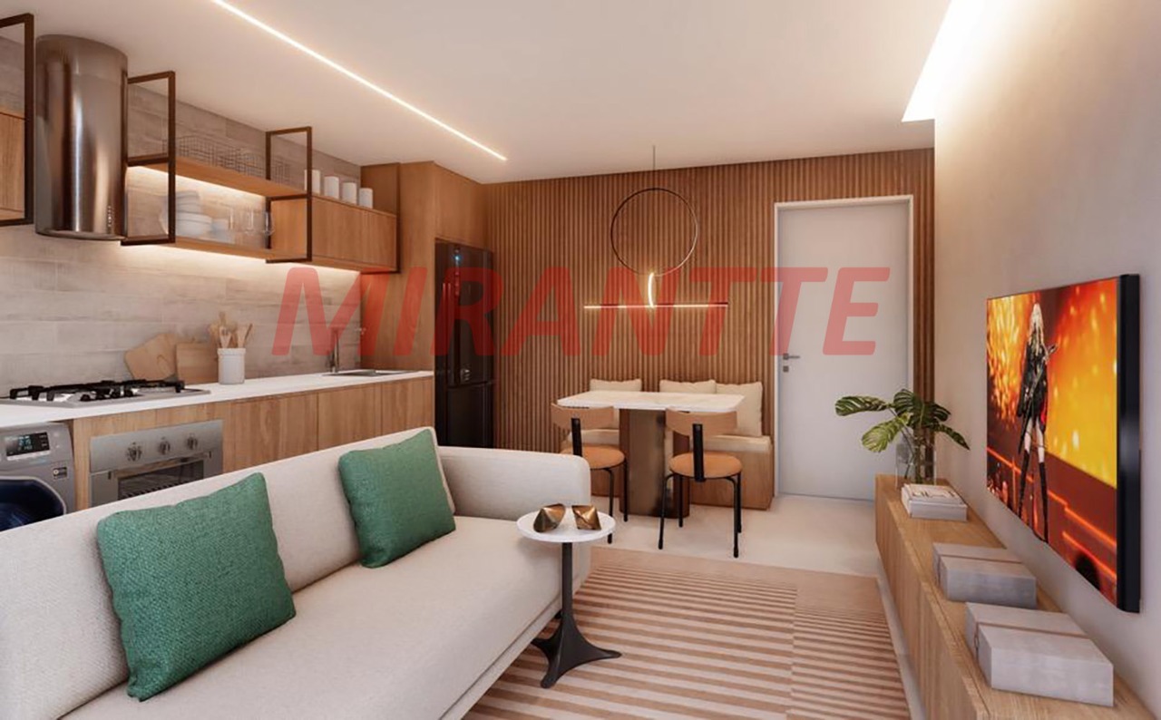 Apartamento de 43.66m² com 2 quartos em Vila Gustavo
