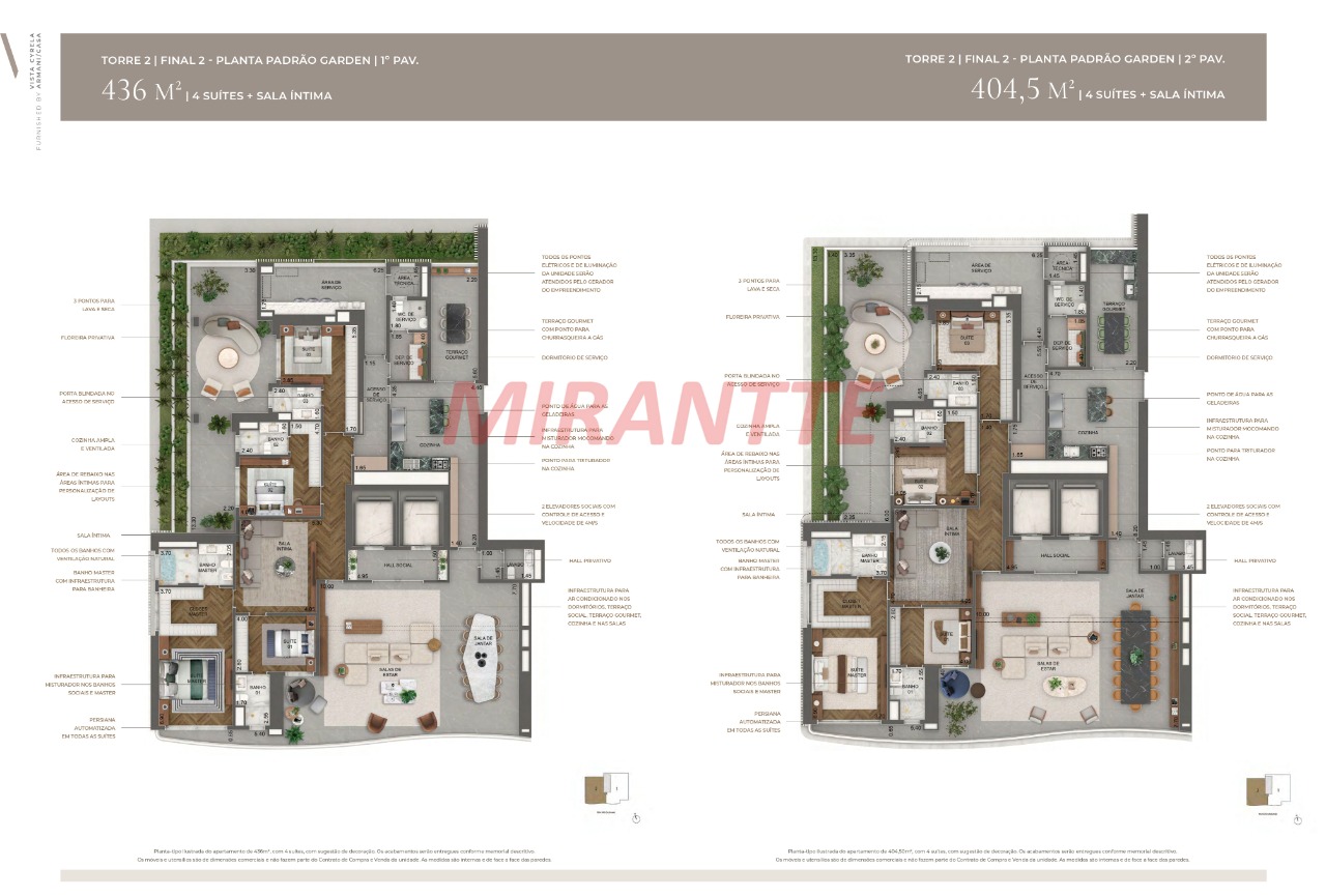 Apartamento de 348m² com 4 quartos em Jardim Guedala