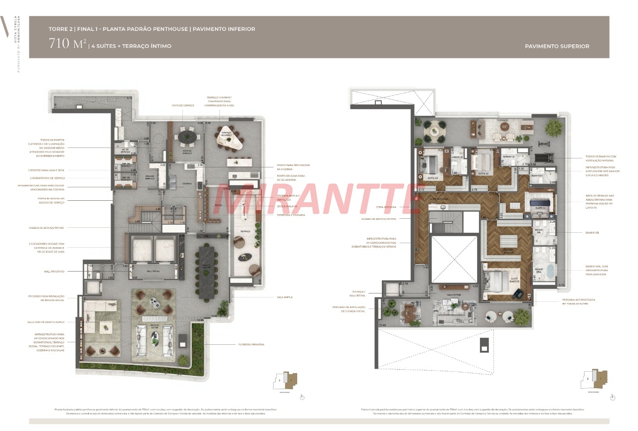 Apartamento de 372m² com 4 quartos em Jardim Guedala