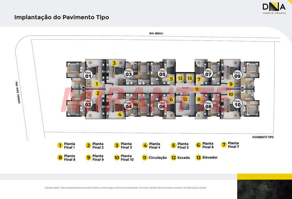Apartamento de 46m² com 2 quartos em Água Fria