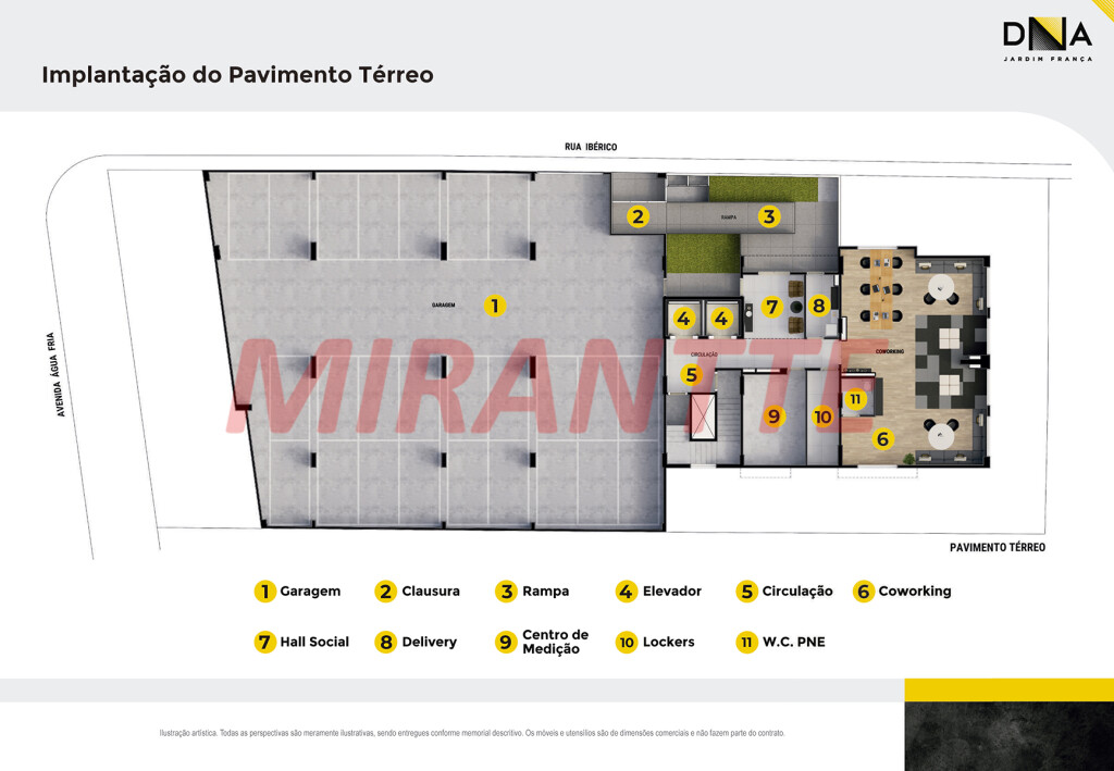 Apartamento de 46m² com 2 quartos em Água Fria
