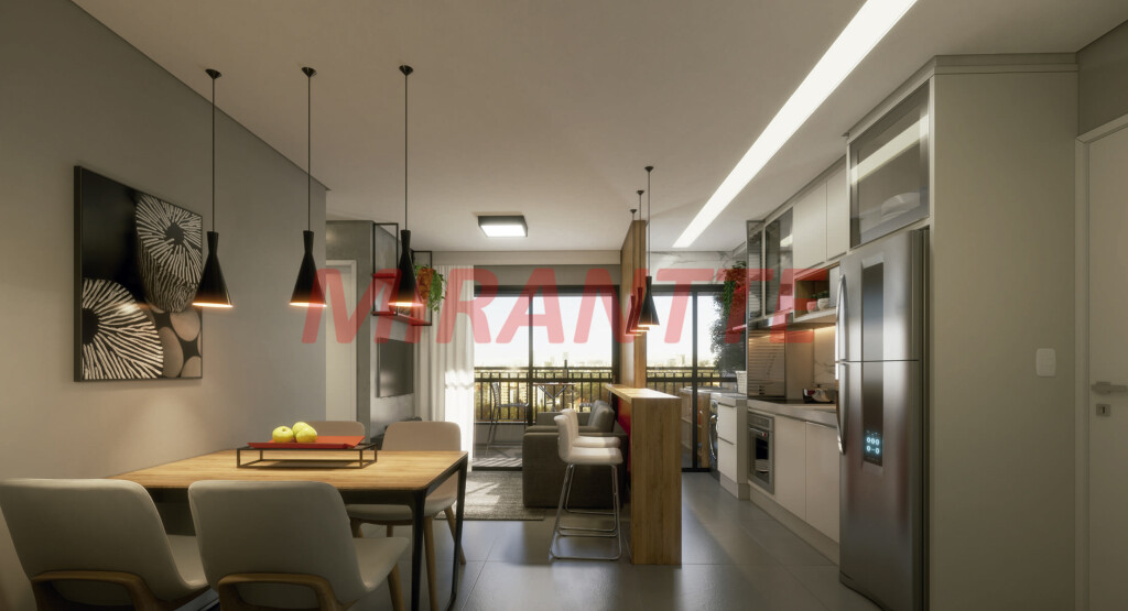 Apartamento de 46m² com 2 quartos em Água Fria