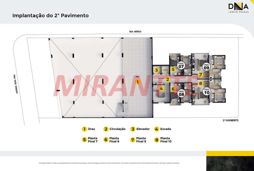 Apartamento de 46m² com 2 quartos em Água Fria