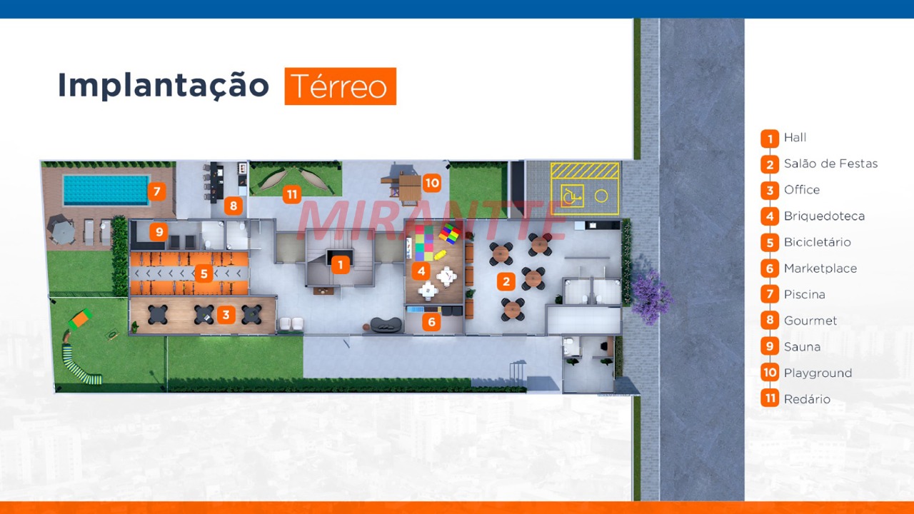 Apartamento de 25.38m² com 1 quartos em Itaberaba
