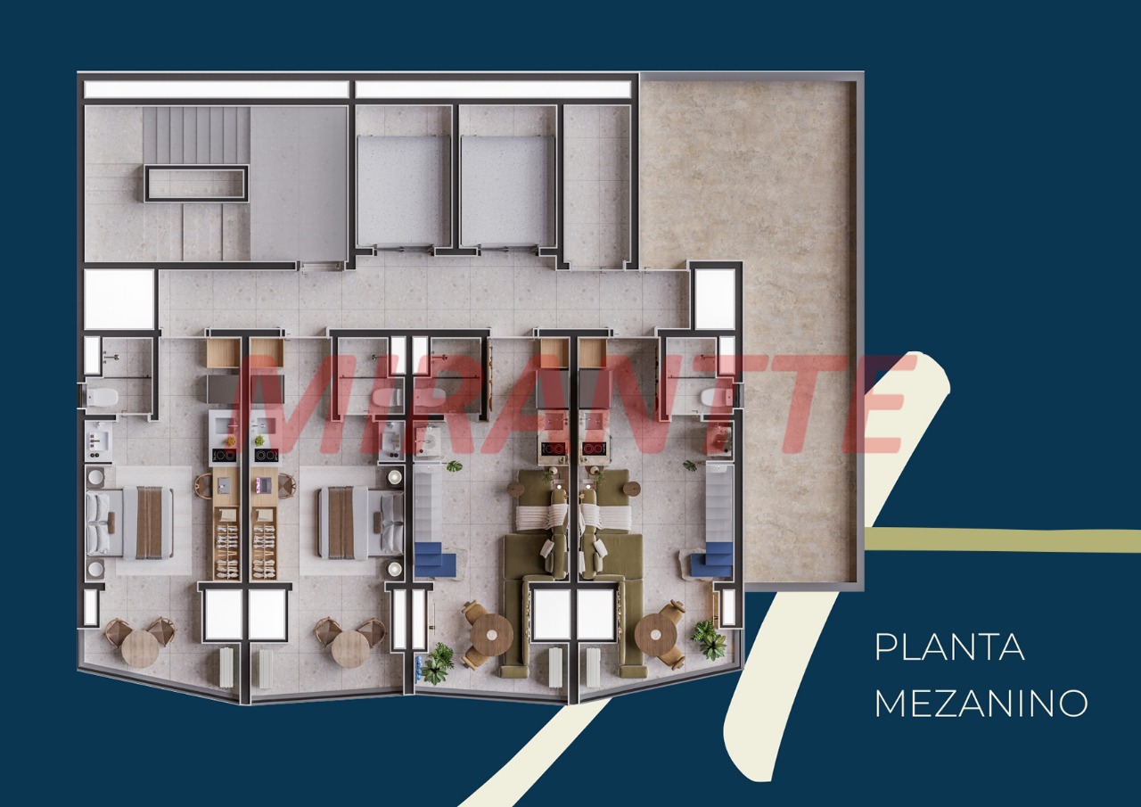 Studio de 29m² com 1 quartos em Santana