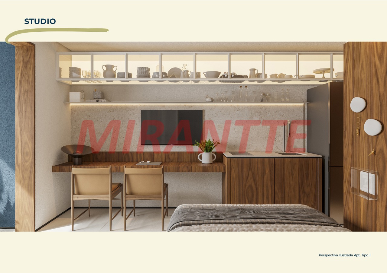 Studio de 26m² com 1 quartos em Santana