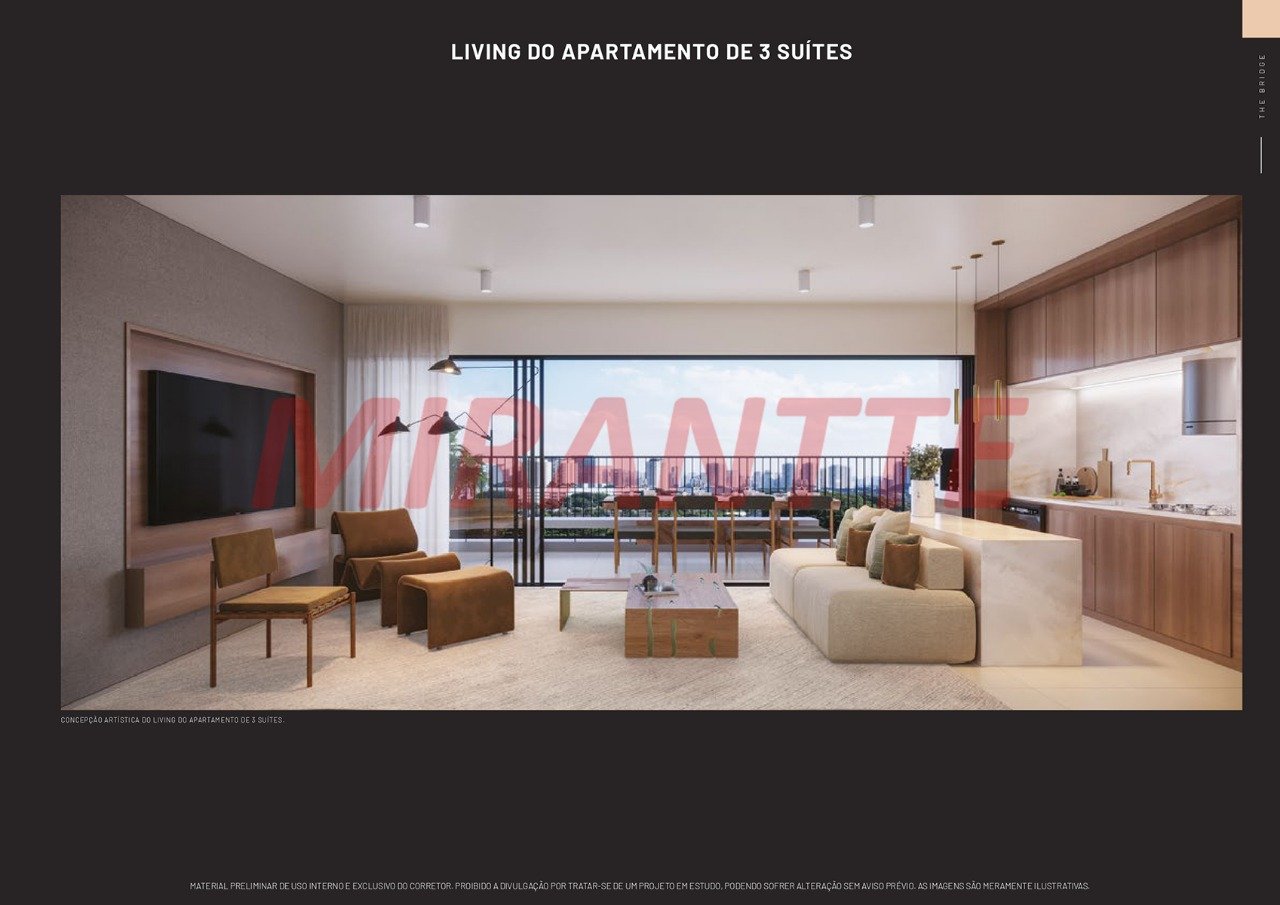 Apartamento de 119m² com 3 quartos em Vila Baruel
