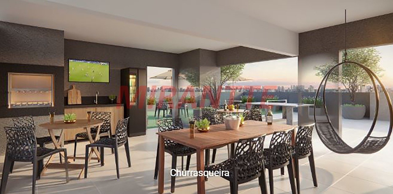 Apartamento de 39.9m² com 2 quartos em Vila Bruna