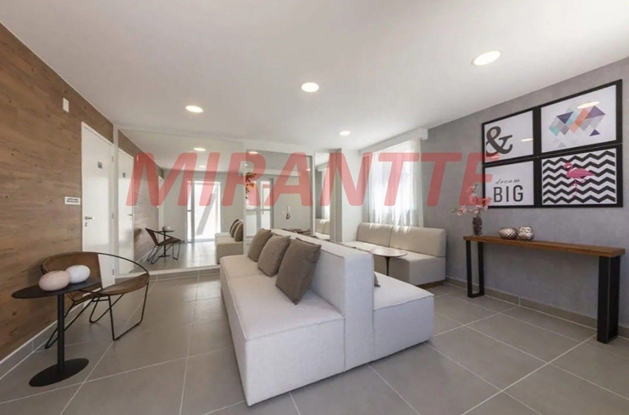 Apartamento de 38m² com 2 quartos em Santana