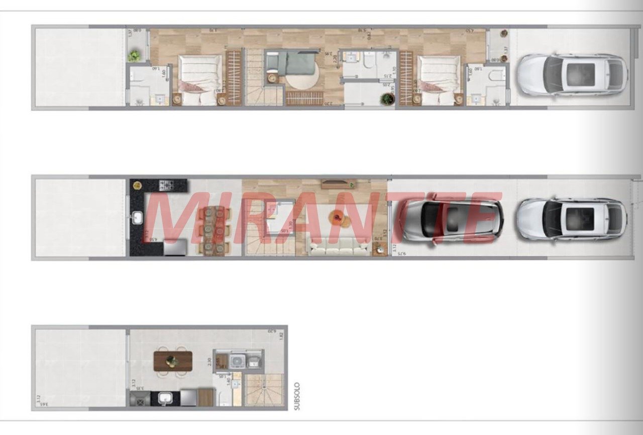 Casa terrea de 120m² com 3 quartos em Vila Isolina Mazzei