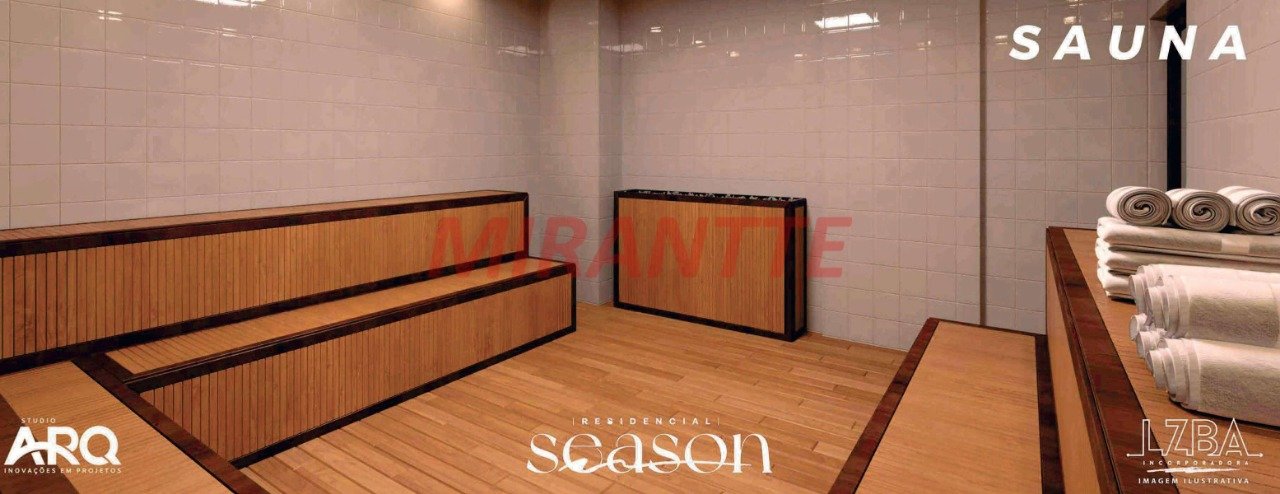 Apartamento de 45.31m² com 2 quartos em Vila Mazzei