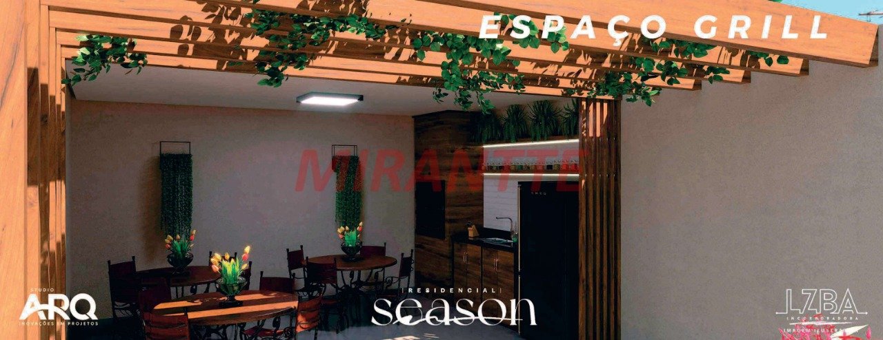 Apartamento de 52.76m² com 2 quartos em Vila Mazzei