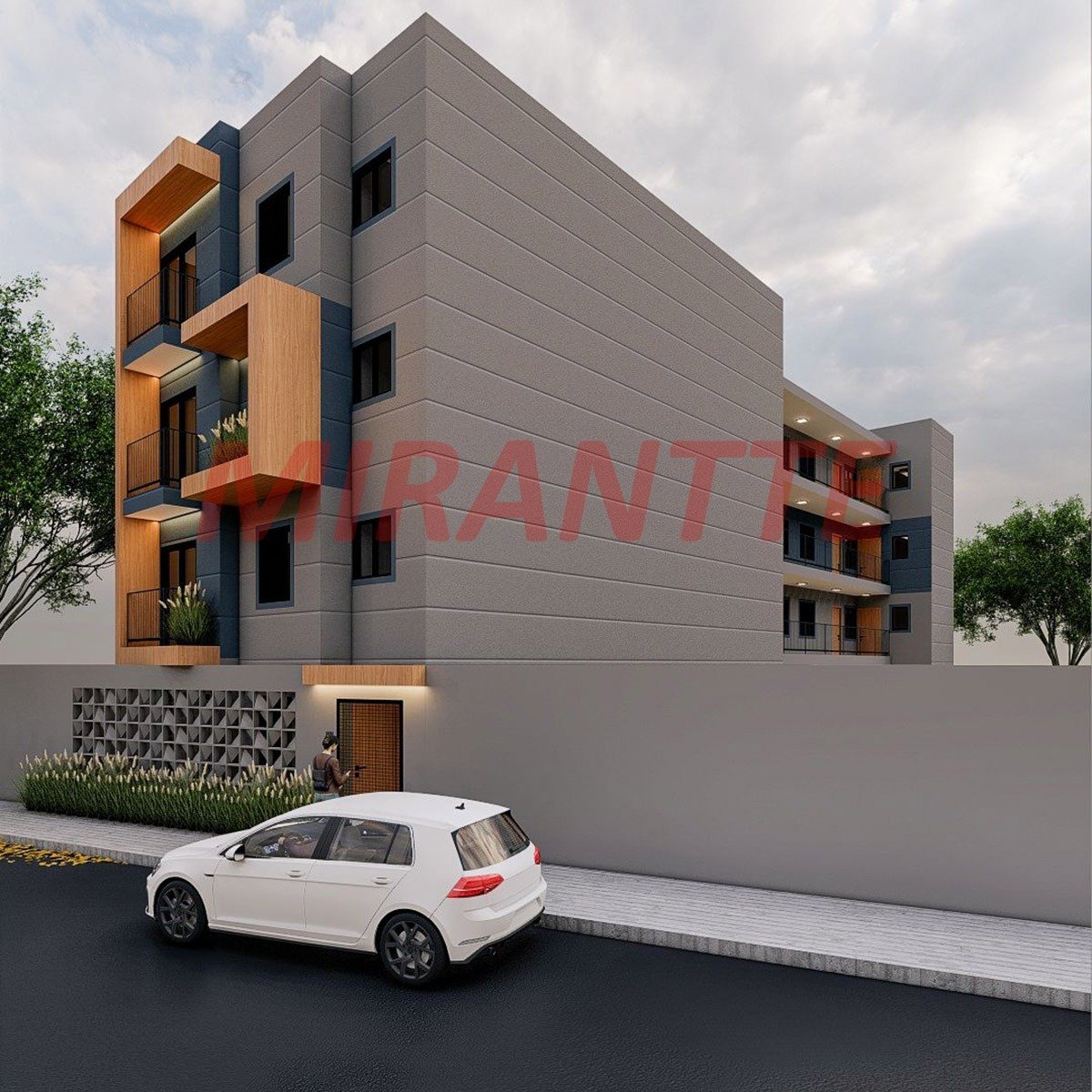 Apartamento de 40.83m² com 2 quartos em Jaçana
