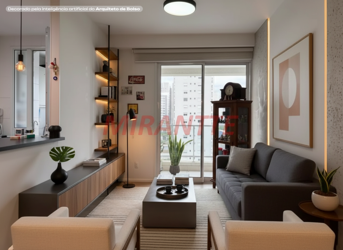 Apartamento de 55m² com 1 quartos em Vila Anastacio