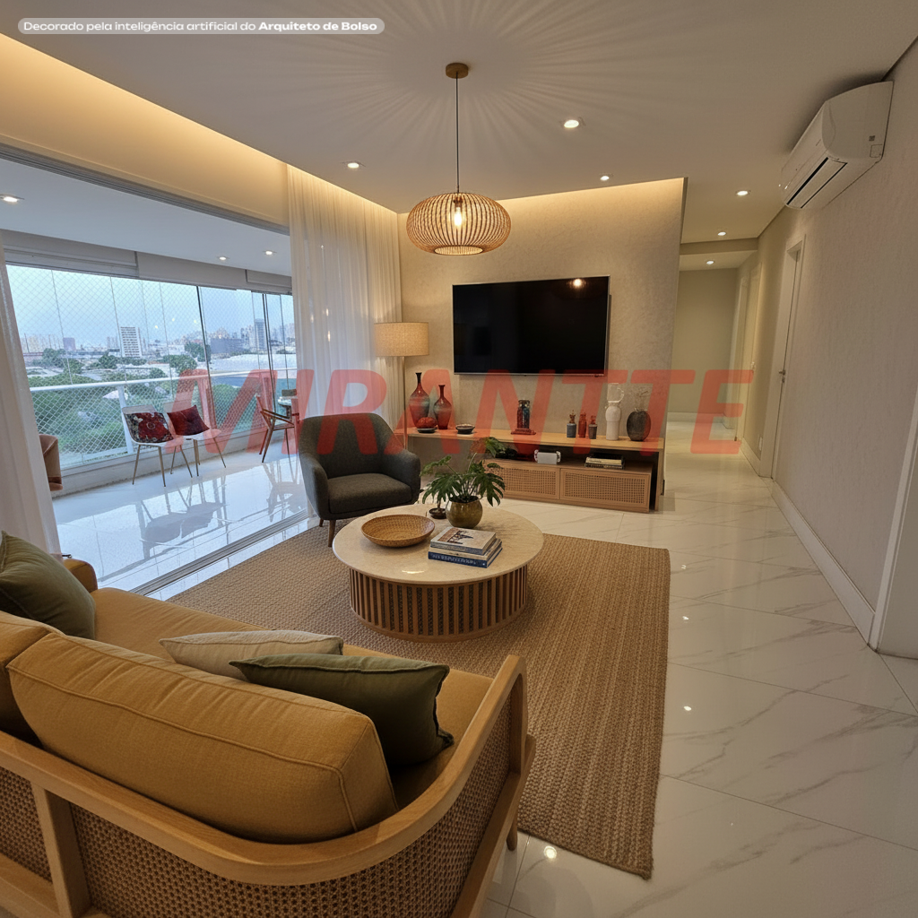 Apartamento de 134m² com 4 quartos em Vila Anastacio
