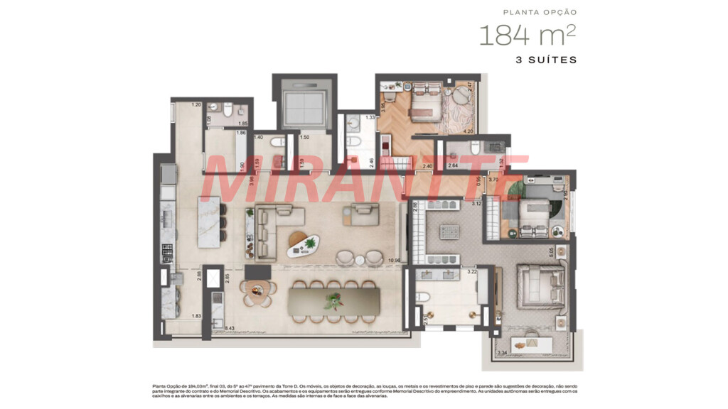 Apartamento de 276m² com 4 quartos em Santo Amaro