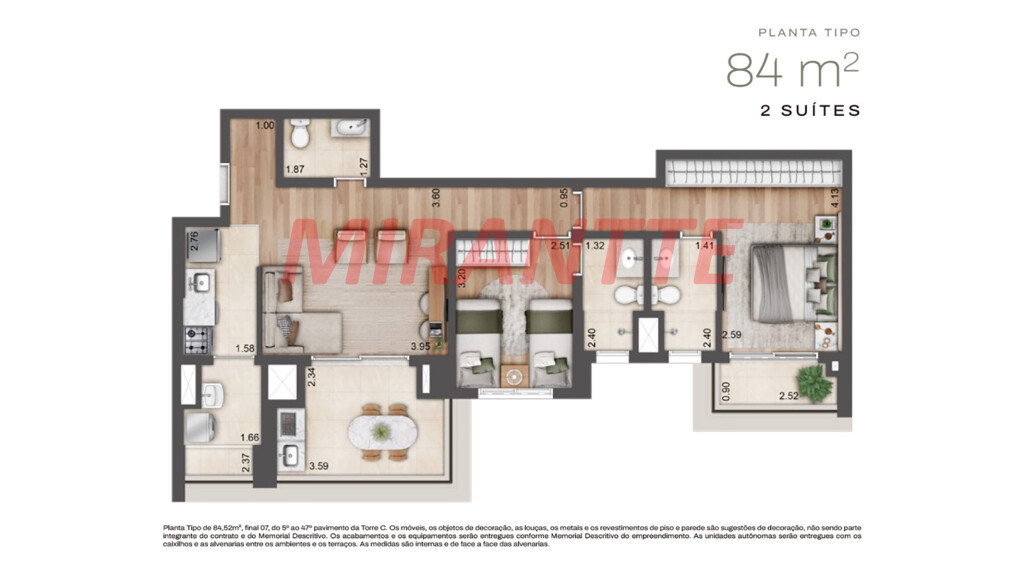 Apartamento de 184m² com 4 quartos em Santo Amaro