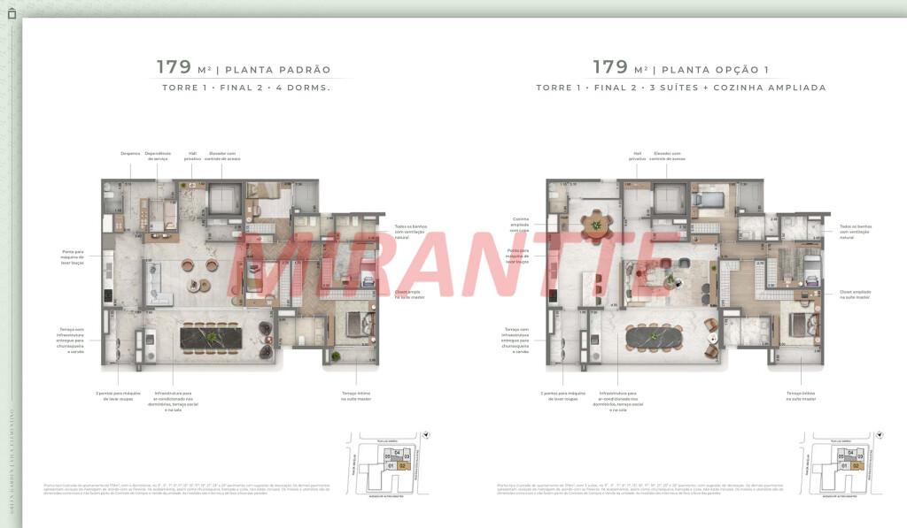 Apartamento de 139m² com 3 quartos em Vila Clementino
