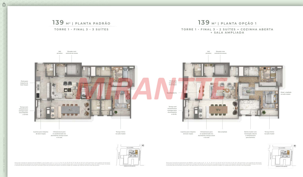Apartamento de 179m² com 4 quartos em Vila Clementino