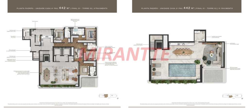 Cobertura duplex de 770m² com 4 quartos em Moema