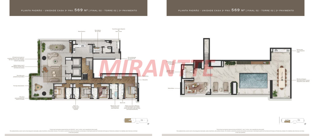 Cobertura duplex de 770m² com 4 quartos em Moema