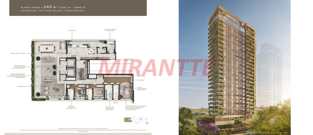 Cobertura duplex de 770m² com 4 quartos em Moema