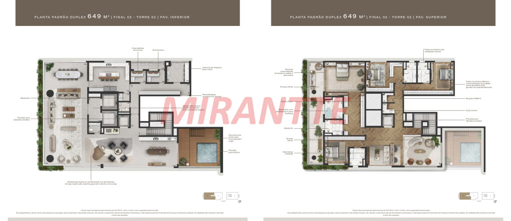 Cobertura duplex de 770m² com 4 quartos em Moema