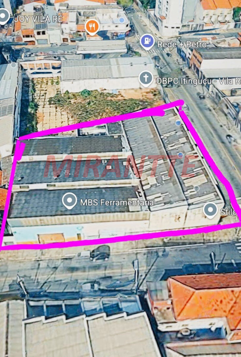 Terreno de 1698m² em Vila Ré
