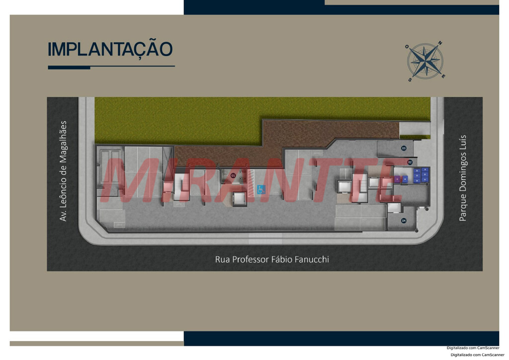 Apartamento de 54m² com 2 quartos em Jardim São Paulo