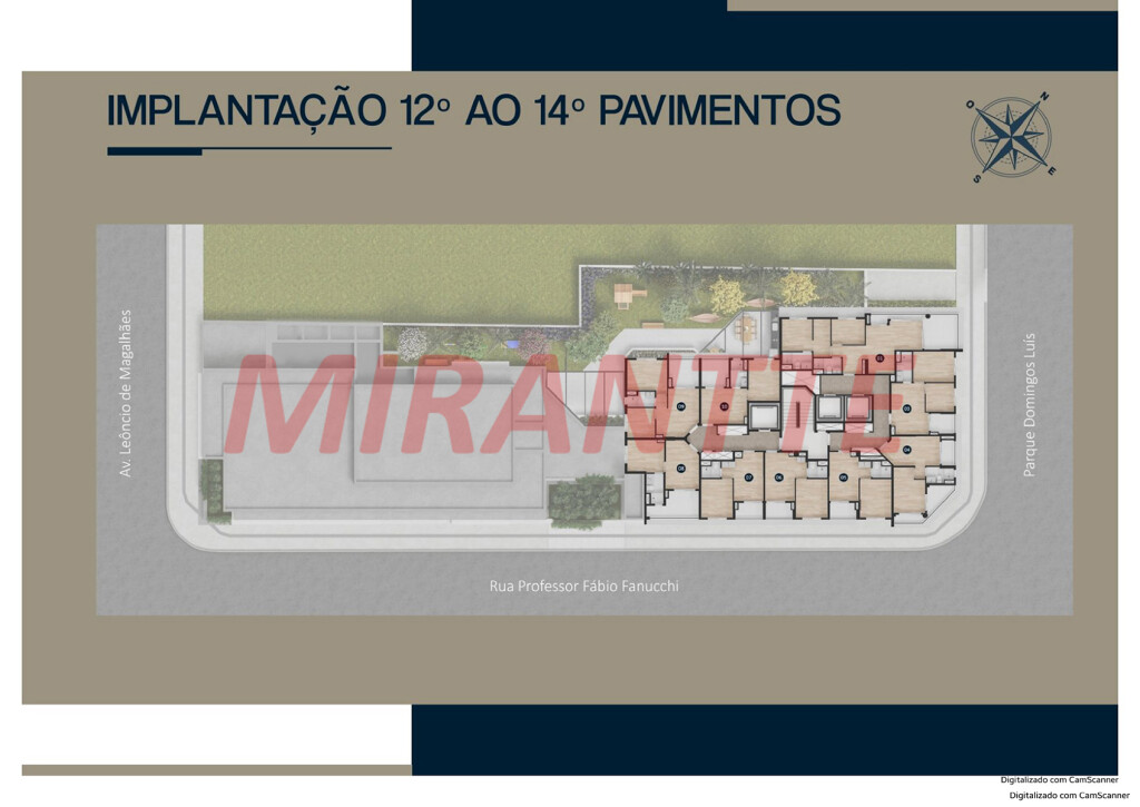 Apartamento de 54m² com 2 quartos em Jardim São Paulo