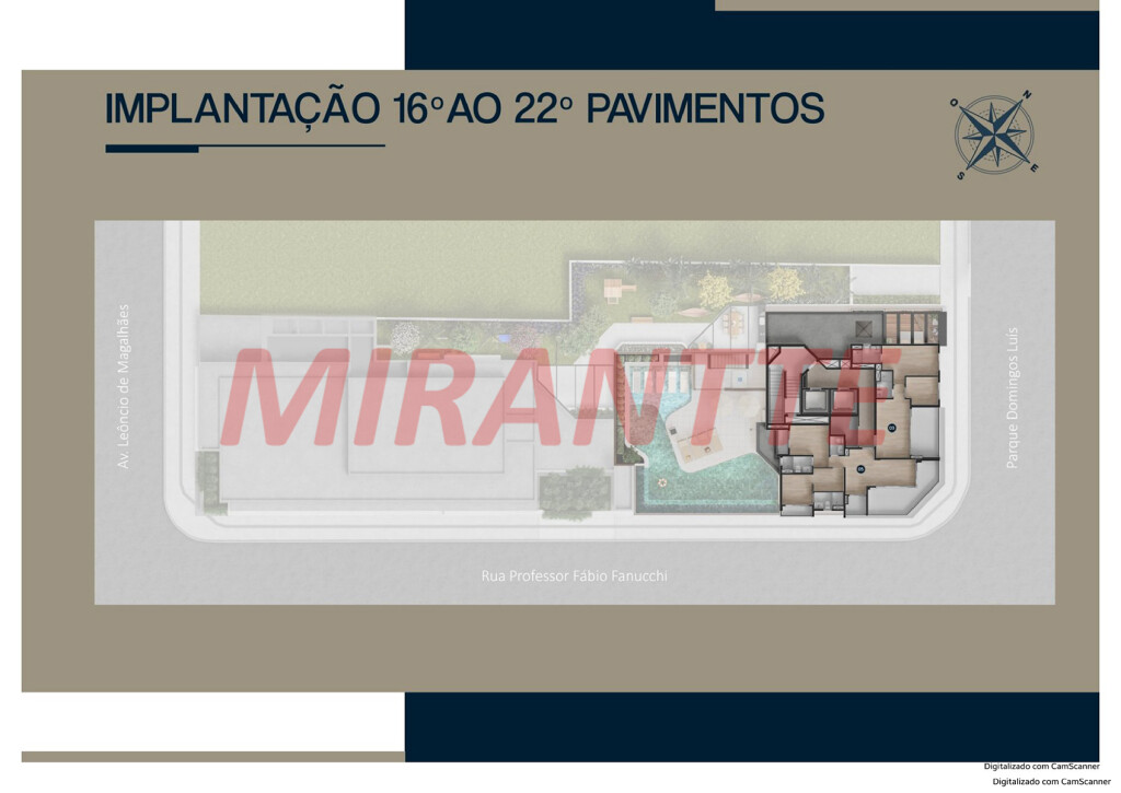 Apartamento de 54m² com 2 quartos em Jardim São Paulo