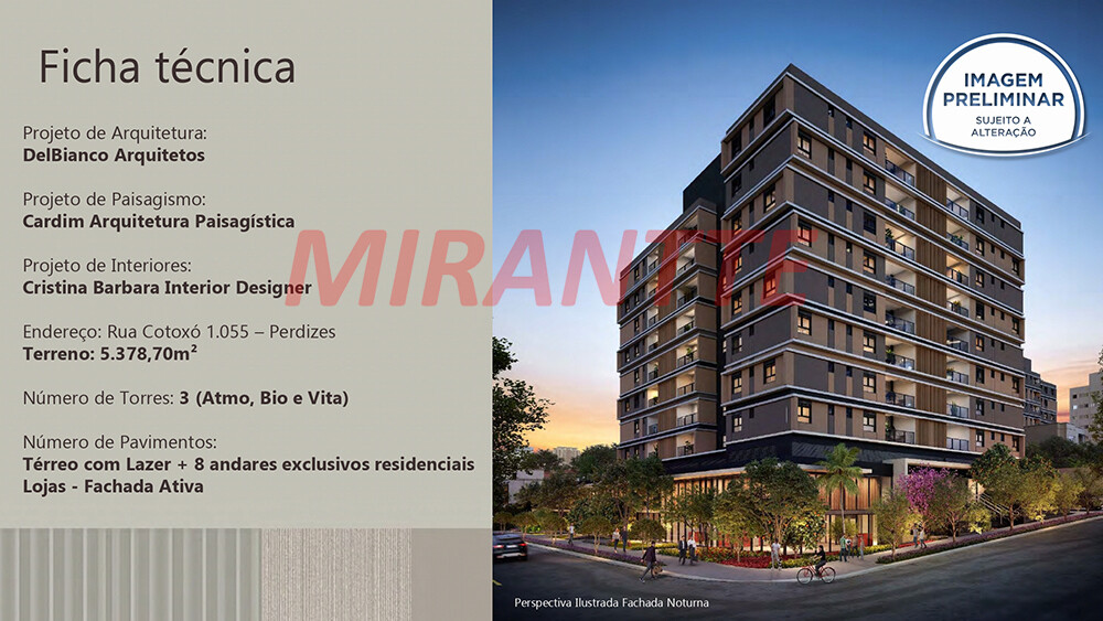 Apartamento de 248m² com 3 quartos em Perdizes