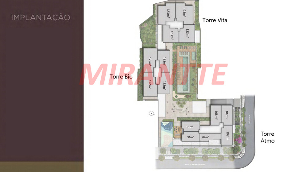 Apartamento de 248m² com 3 quartos em Perdizes